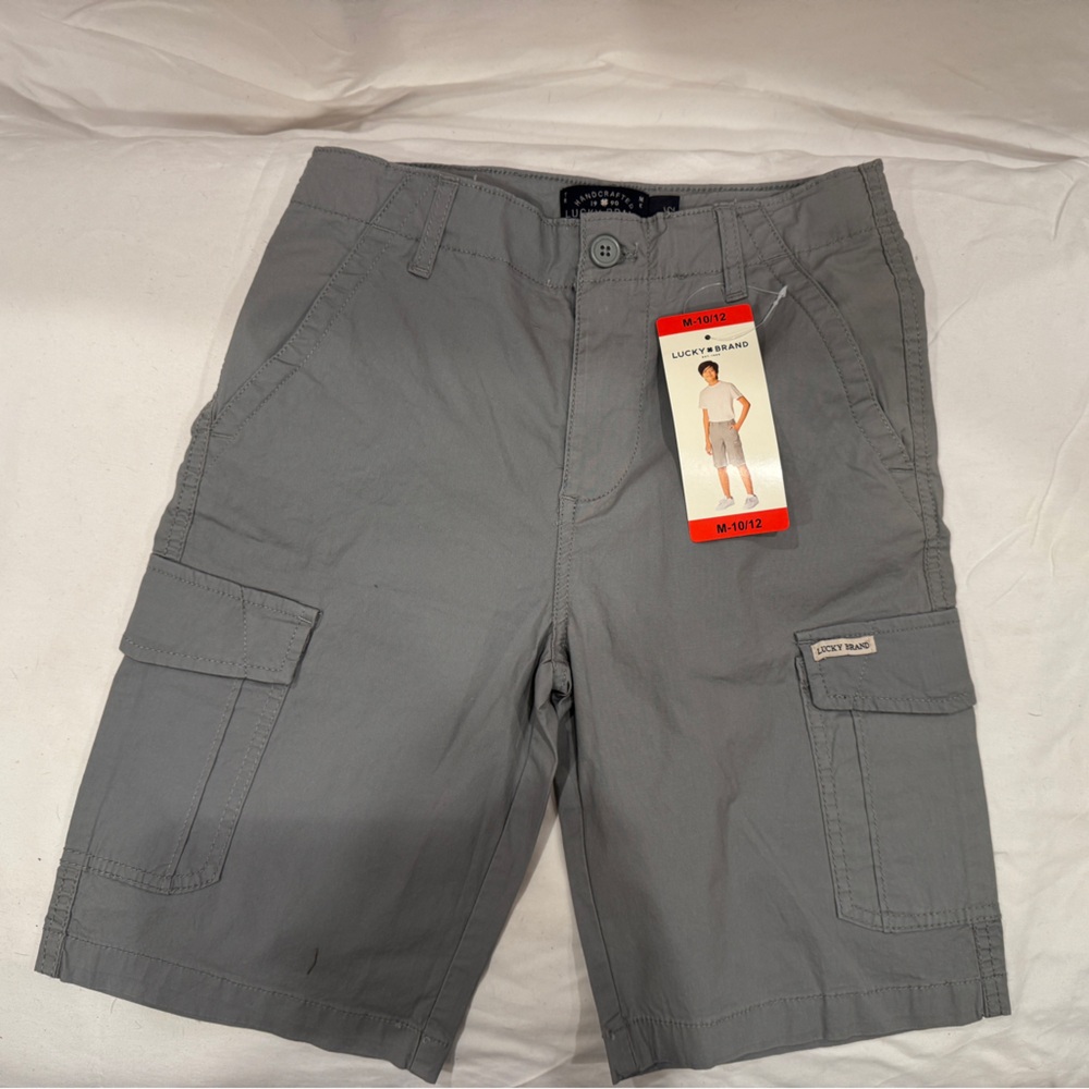 Kid’s Lucky Brand Gray Cargo Shorts